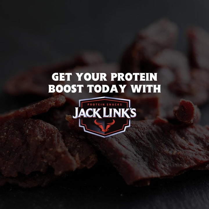Jack Link's Beef Jerky Sweet & Hot Flavour Multipack of 12 x 25g High Protein Meat Snack