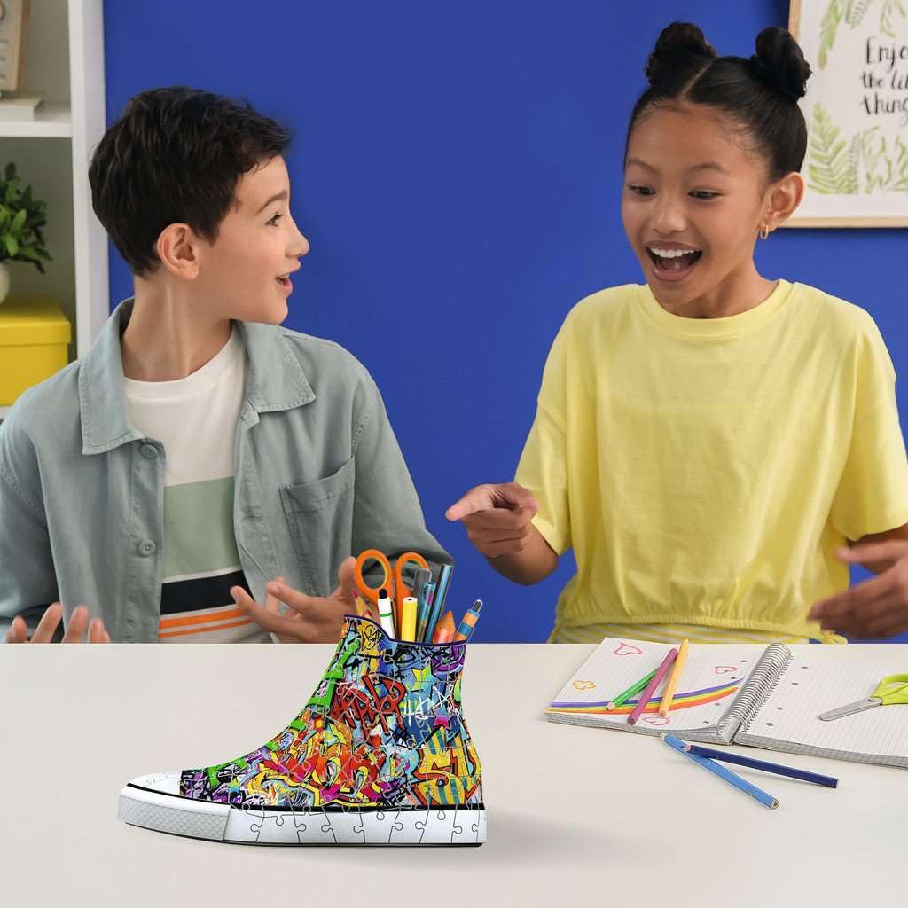 Ravensburger Graffiti Trainer 3D Jigsaw Puzzle - 108 Pieces for Kids 8 Years Up 9