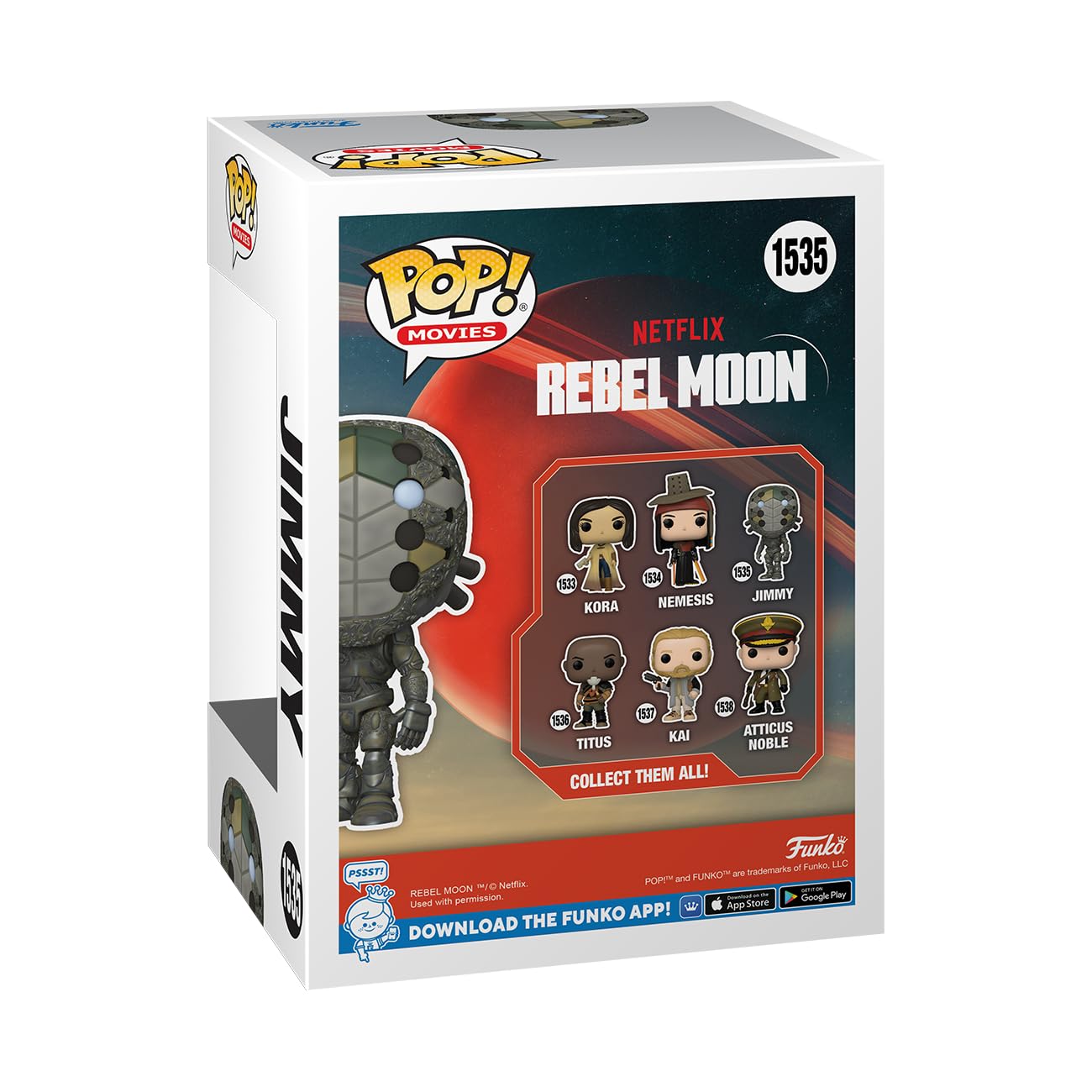 Funko Pop! Movies: Rebel Moon - Jimmy Vinyl Figure (72625) 11