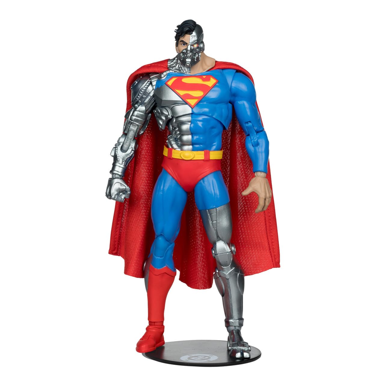McFarlane DC Multiverse Cyborg Superman Action Figure - 7in Scale, Multicolor, Ages 168+