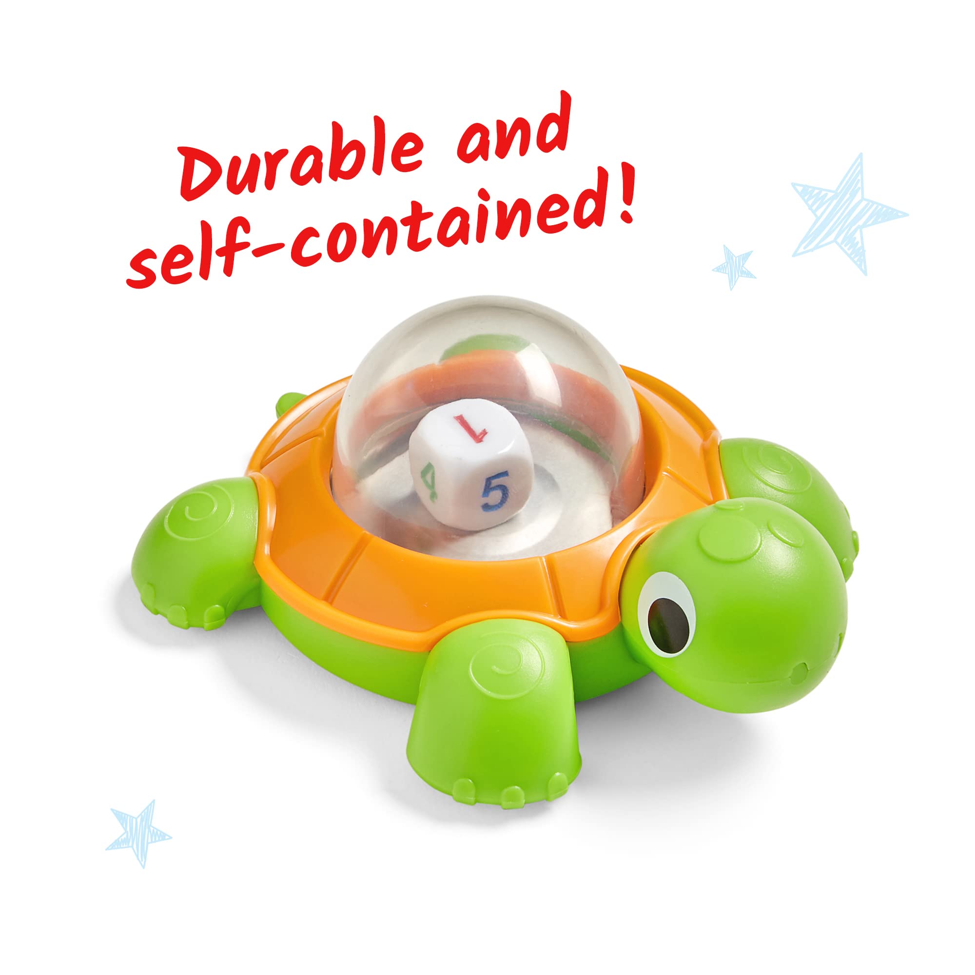 hand2mind Learning Resources Sea Animals Dice Poppers - Replacement Dice for Maths Games | Ages 3-7 | 2 Pieces 3