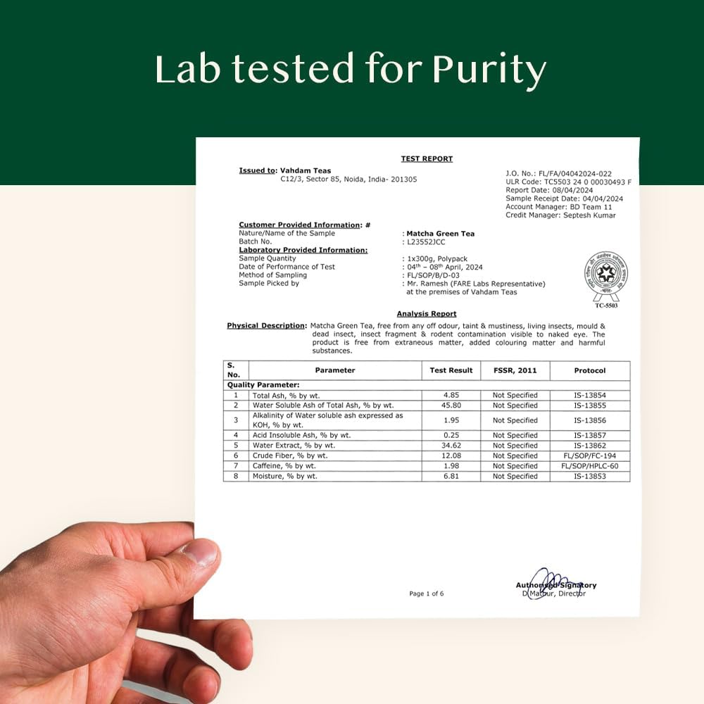 VAHDAM Matcha Green Tea Powder (25g) - Authentic Japanese Culinary Grade 3