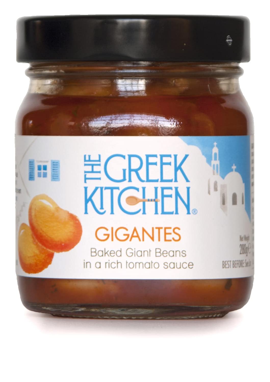 The Greek Kitchen - Gigantes Baked Giant Beans in Tomato Sauce Vegan Friendly