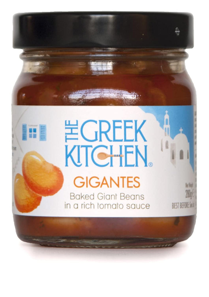 The Greek Kitchen - Gigantes Baked Giant Beans in Tomato Sauce Vegan Friendly