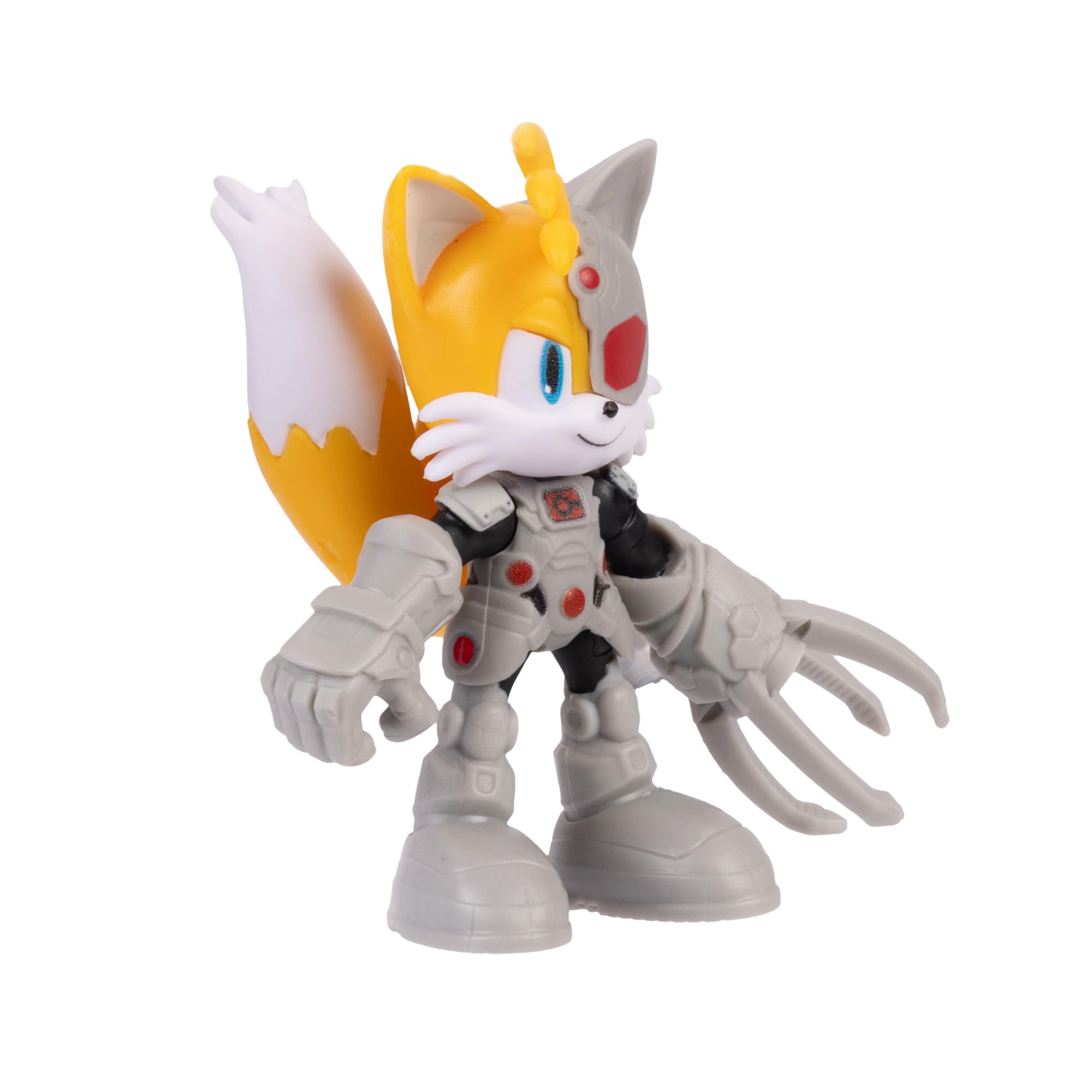 Sonic The Hedgehog DC Crossover Tails as Cyborg Action Figure - 2.5in / 6.35cm | Highly Articulated 2