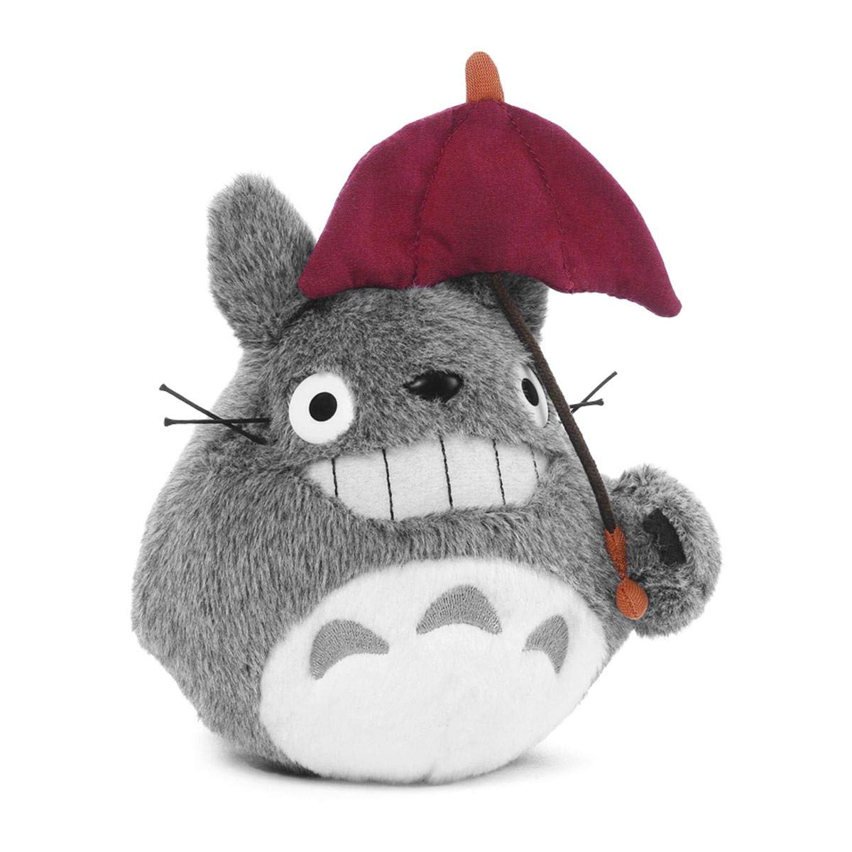Close Up TOTORO Semic Totoro Plush with Umbrella | 15 cm | Multicoloured