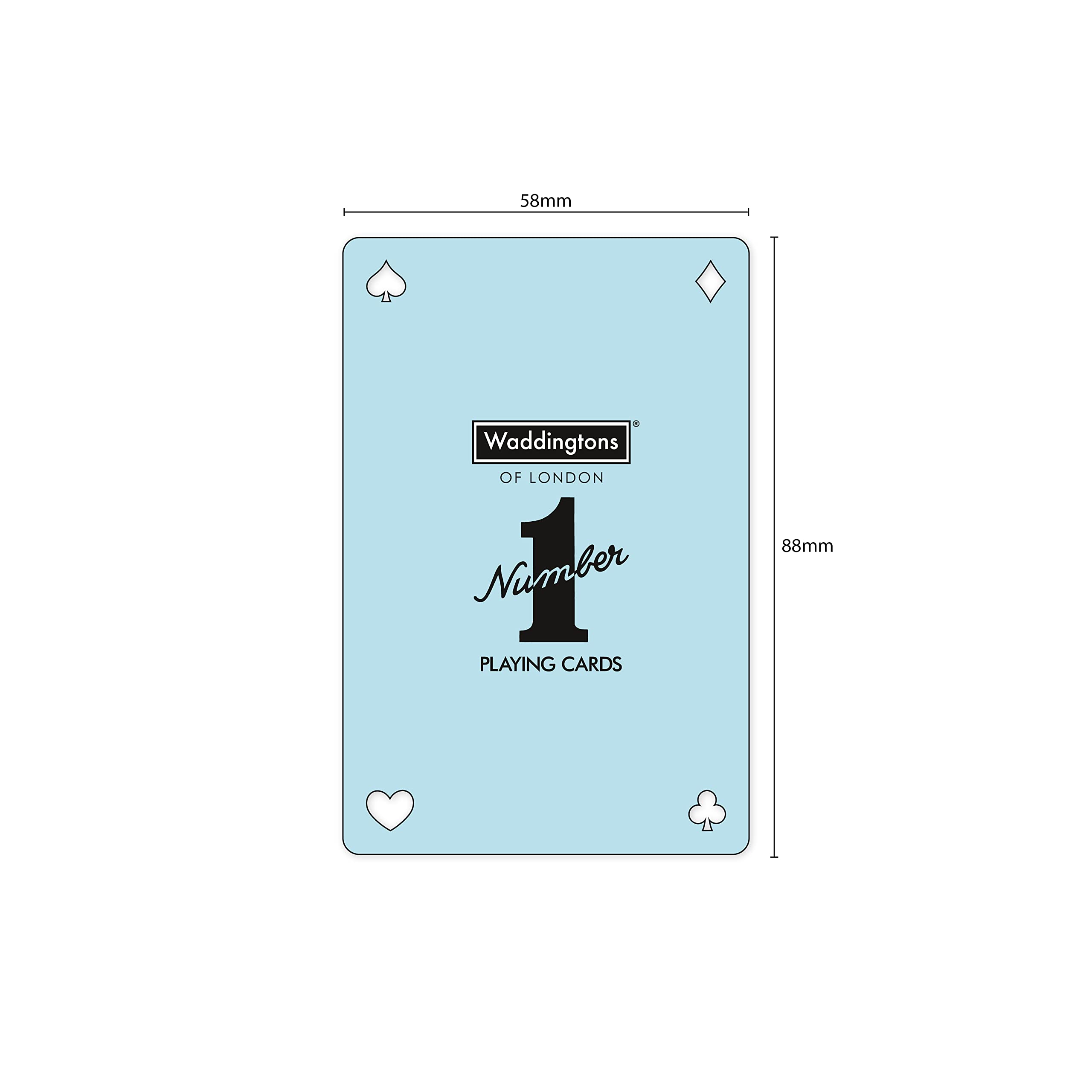 Waddingtons Number 1 Playing Cards - Union Jack Design | Linen Finish | Unisex Adult 3