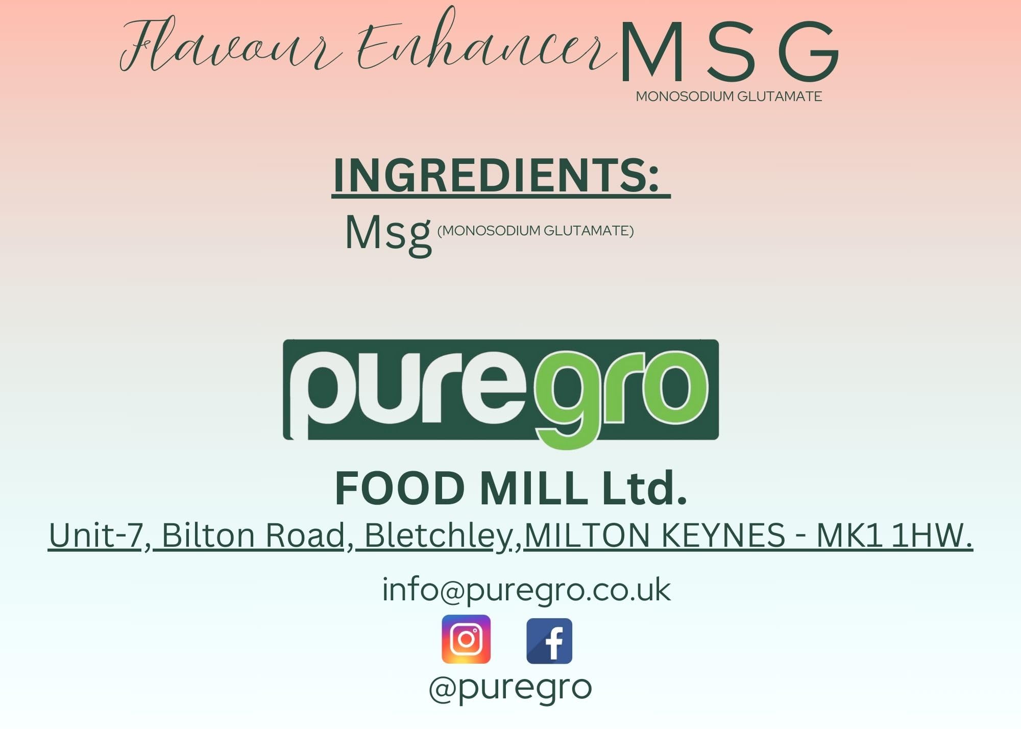 Puregro Flavour Enhancer 500g | Fine MSG Monosodium Glutamate | Umami Seasoning for Soups, Stir-Fries & Stews 13