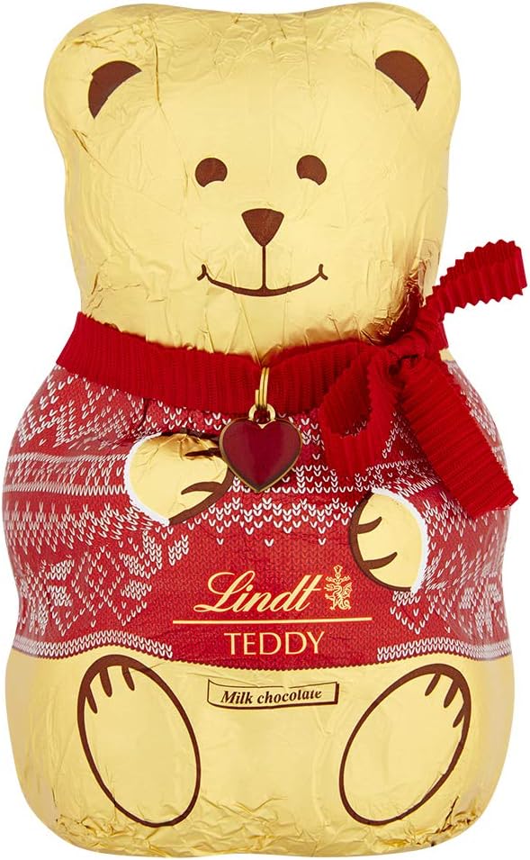 Lindt - Teddy with Christmas Jumper Hollow Chocolate Figure (200 g) 1