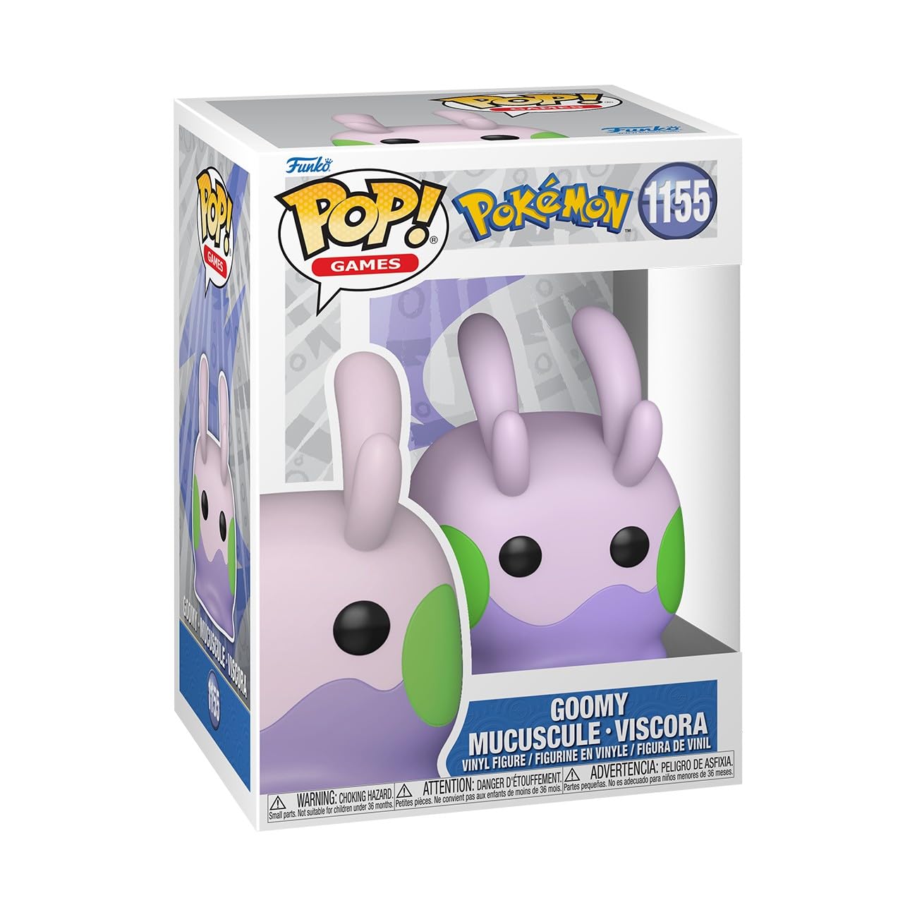 Funko Pop! Games: Pokemon Goomy Vinyl Figure #91663 | 3.75-inch Collectible