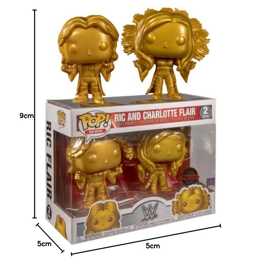Funko Pop! WWE - Ric Flair & Charlotte Flair Vinyl Figure 2-Pack (42050) 4