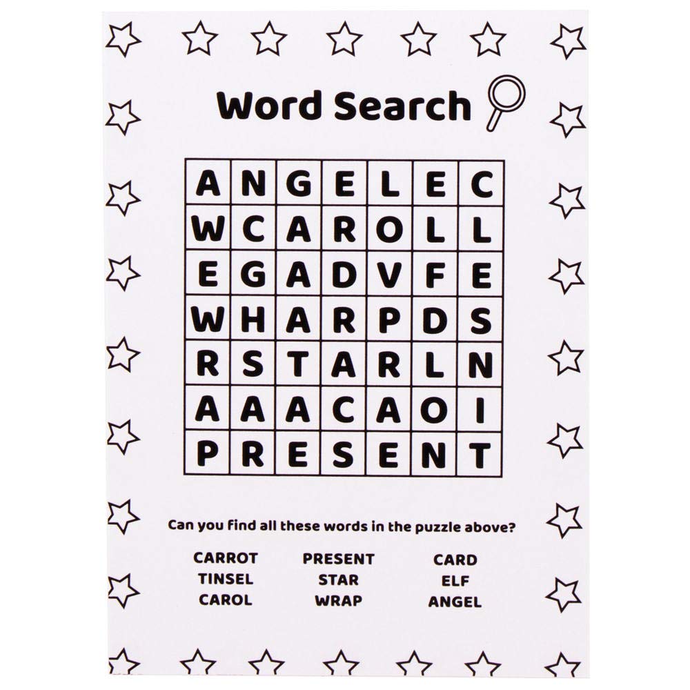 Baker Ross Mini Christmas Activity Books - Pack of 12 with Puzzles & Games for Kids 4