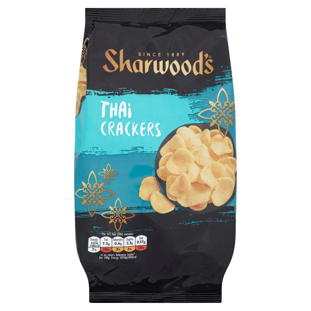 Sharwoods Thai Spiced Crackers, 60g