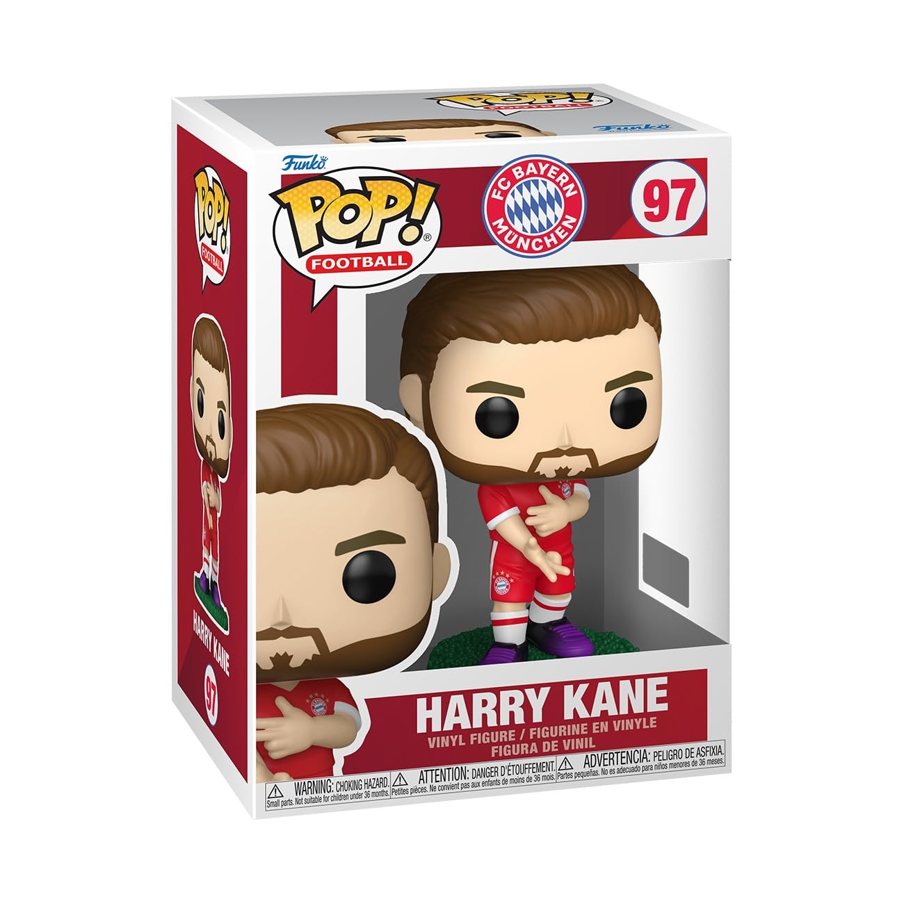 Funko POP! Harry Kane - FC Bayern München Chibi Vinyl Figure | 3.75 in | Model 93748