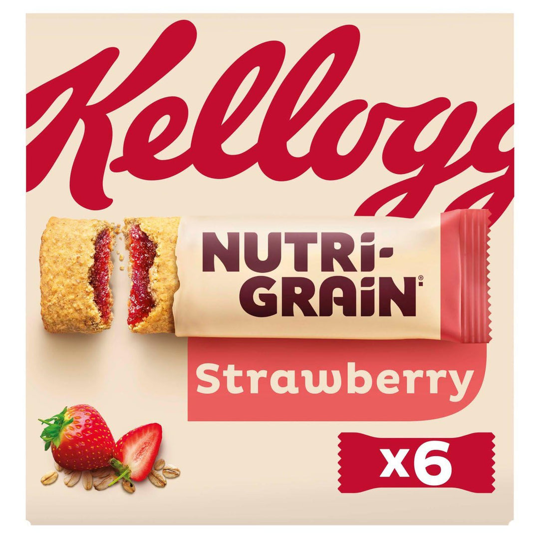 Kellogg's Strawberry Nutri-Grain Bars 6x37g