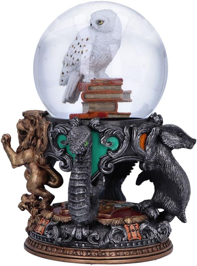 Nemesis Now Officially Licensed Harry Potter Hedwig Snow Globe, Multi Coloured,