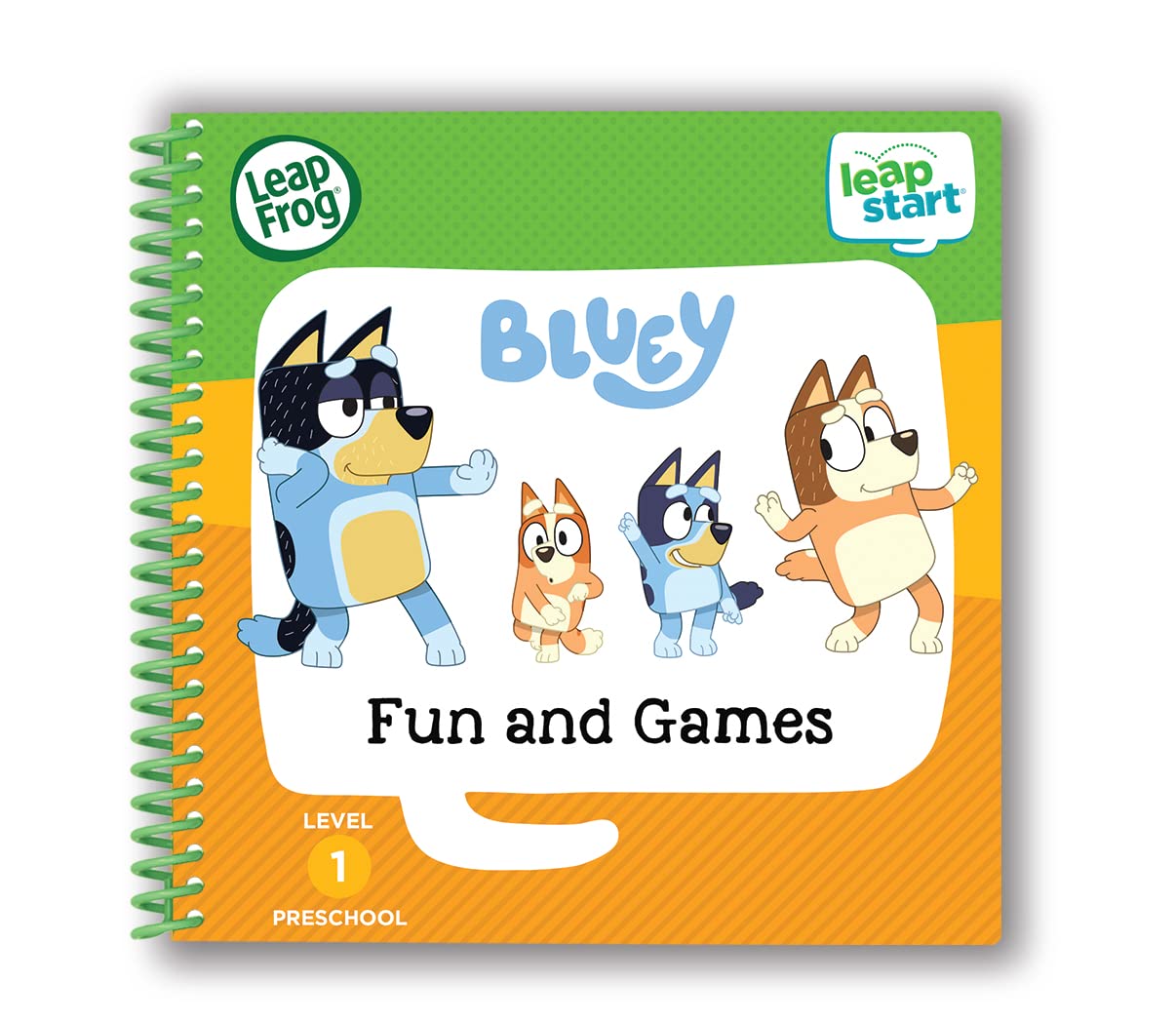 LeapFrog LeapStart Bluey Fun and Games Learning System Book | Ages 2-5 | 15+ Activities 1