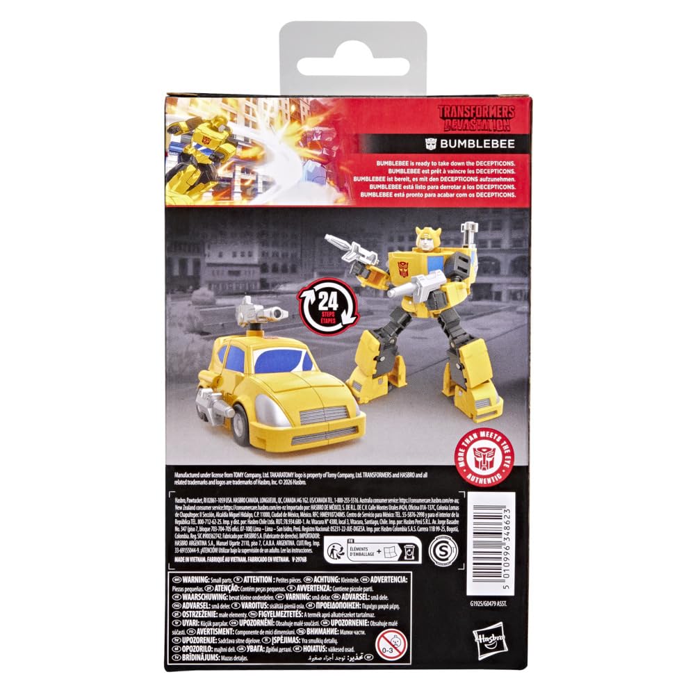 Transformers Studio Series Transformers: Devastation Bumblebee, Deluxe Clas 8