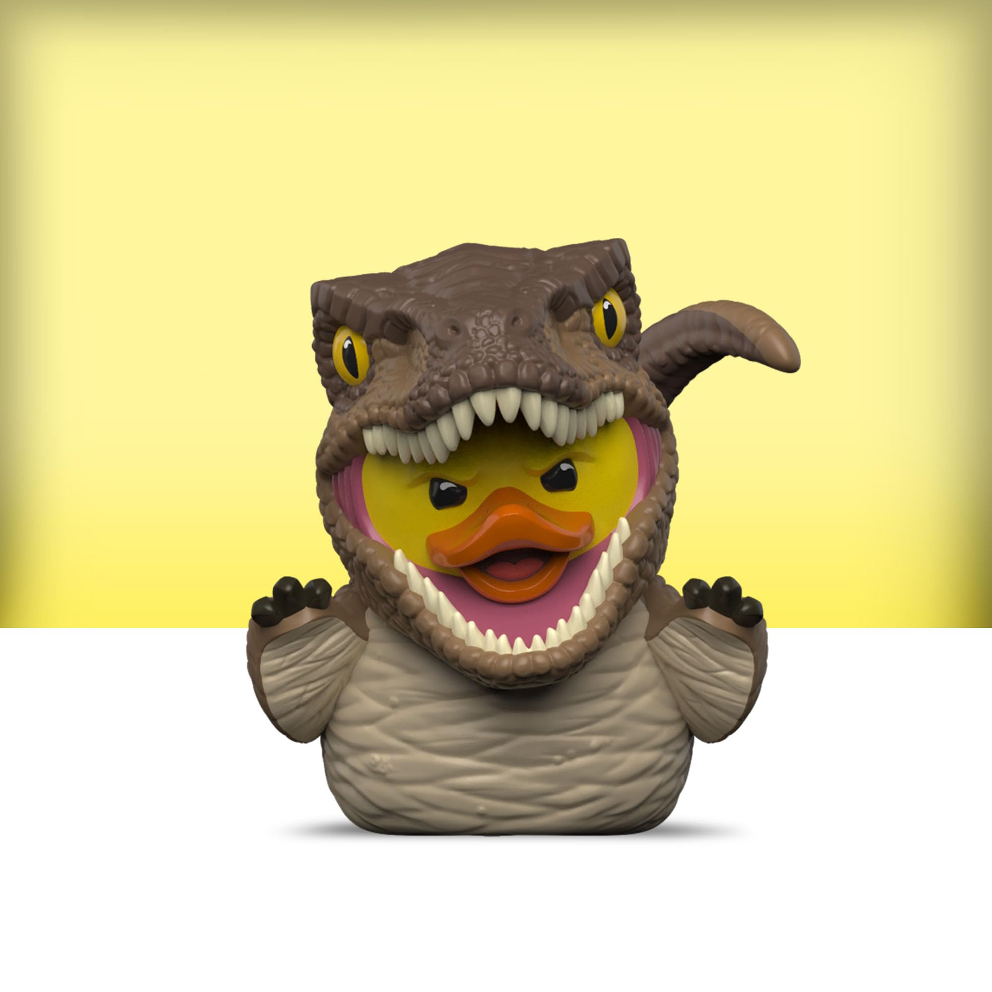 TUBBZ Mini: Jurassic World Rebirth - Velociraptor Cosplaying Vinyl Duck Figure
