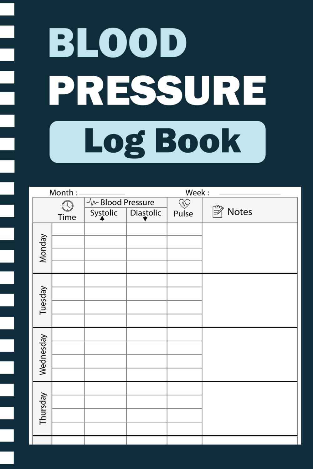 HA & SO Publishing Blood Pressure Log Book - Paperback | 110 Pages 1