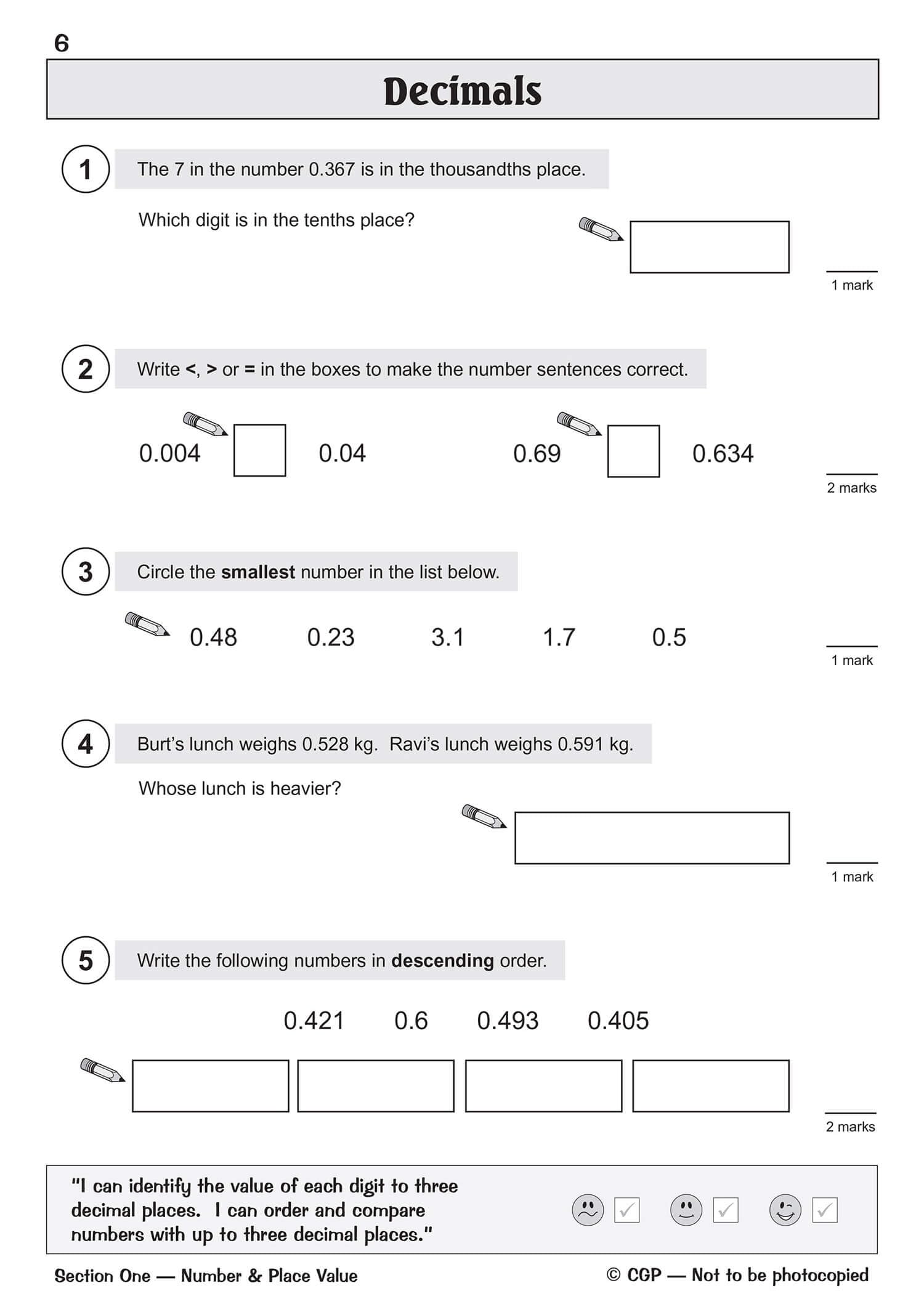 CGP New KS2 Maths SATS Question Book - Ages 10-11 | Paperback | 104 Pages 6