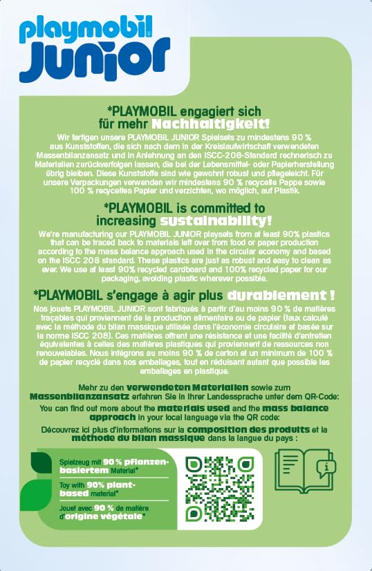 Playmobil 70297 Advent Calendar: Snowy Christmas Playset for Toddlers Ages 1+