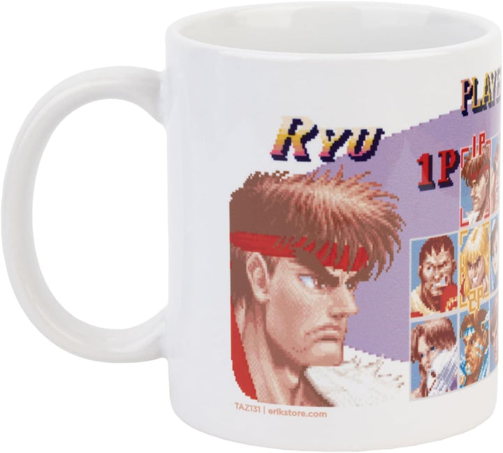 Grupo Erik Street Fighter - Player Select Ceramic Mug (TAZ131)