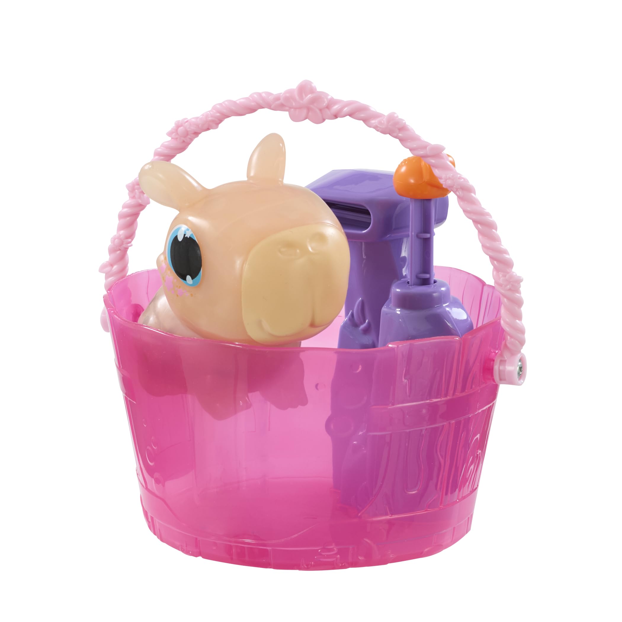 Animagic Let's Glo Capybara Spa Time - Interactive Light-Up Bath Playset 2
