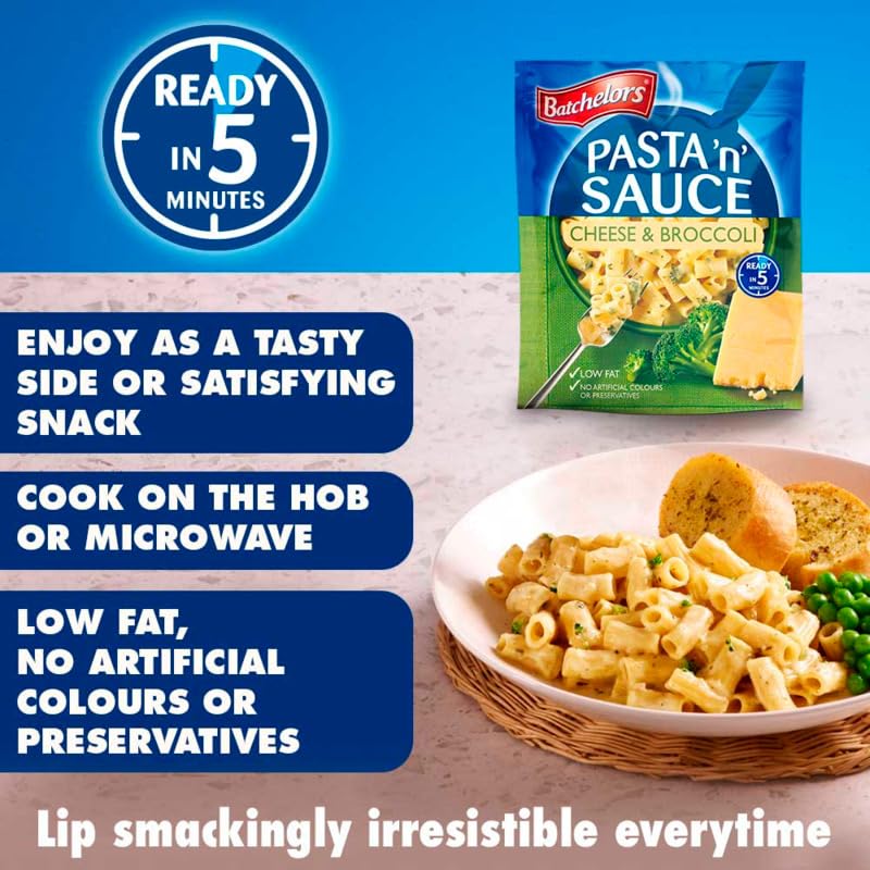Batchelors Pasta 'n' Sauce Cheese, Leek & Ham Ready Meal, 99 g Packet (Pack of 7) 3