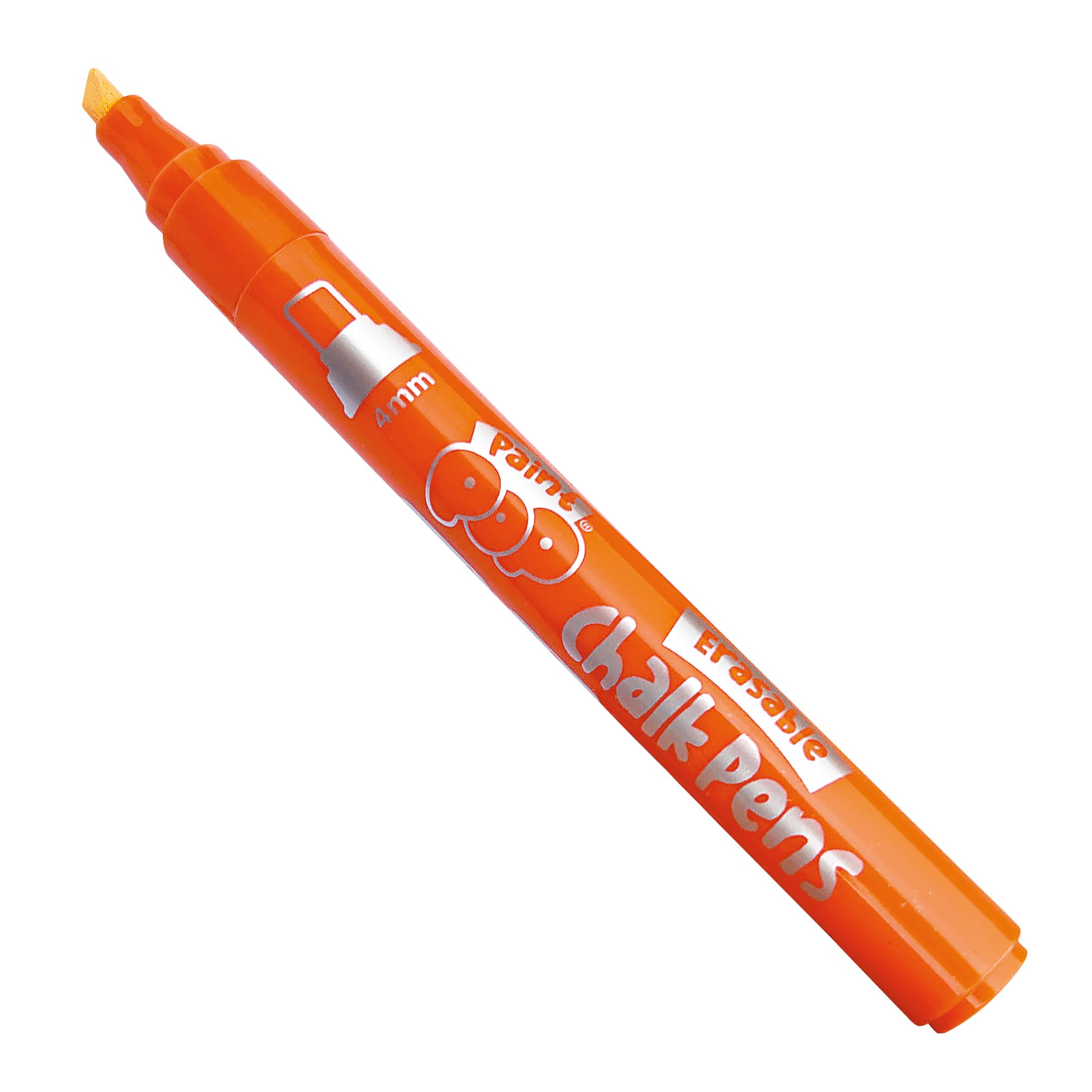 Paint Pop Erasable Liquid Chalk Pens - Mess Free Fine Tip for Glass & Whiteboards | 10 Assorted Colours 10