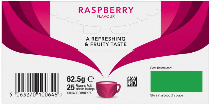 PG Tips - Raspberry Leaf Tea Bags, 150 Individually Wrapped Biodegradable Tea Bags