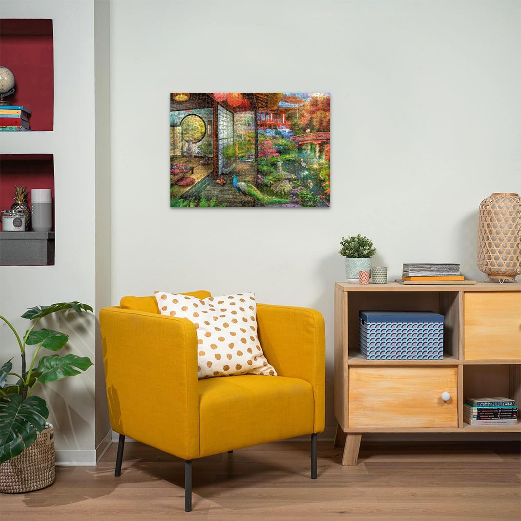 Ravensburger Japanese Garden Teahouse 1000 Piece Jigsaw Puzzle for Adults