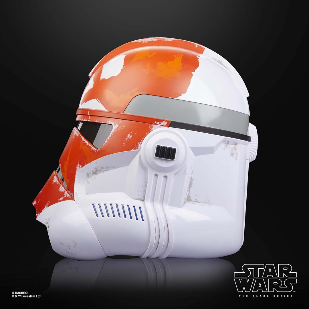 Star Wars The Black Series 332nd Ahsoka’s Clone Trooper Premium Electronic Helmet – Full-Scale Roleplay Helmet with Voice Distortion Technology