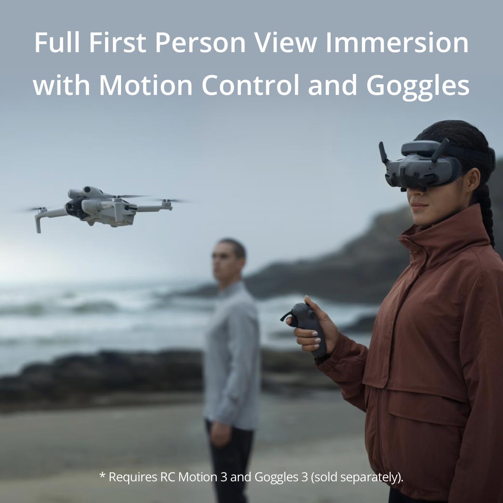 DJI Mini 4 Pro Fly More Combo with DJI RC 2 Remote Controller and Shoulder Bag 3