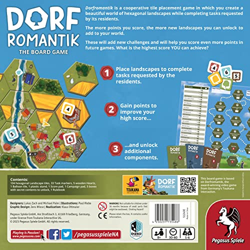 Pegasus Spiele Dorfromantik The Board Game