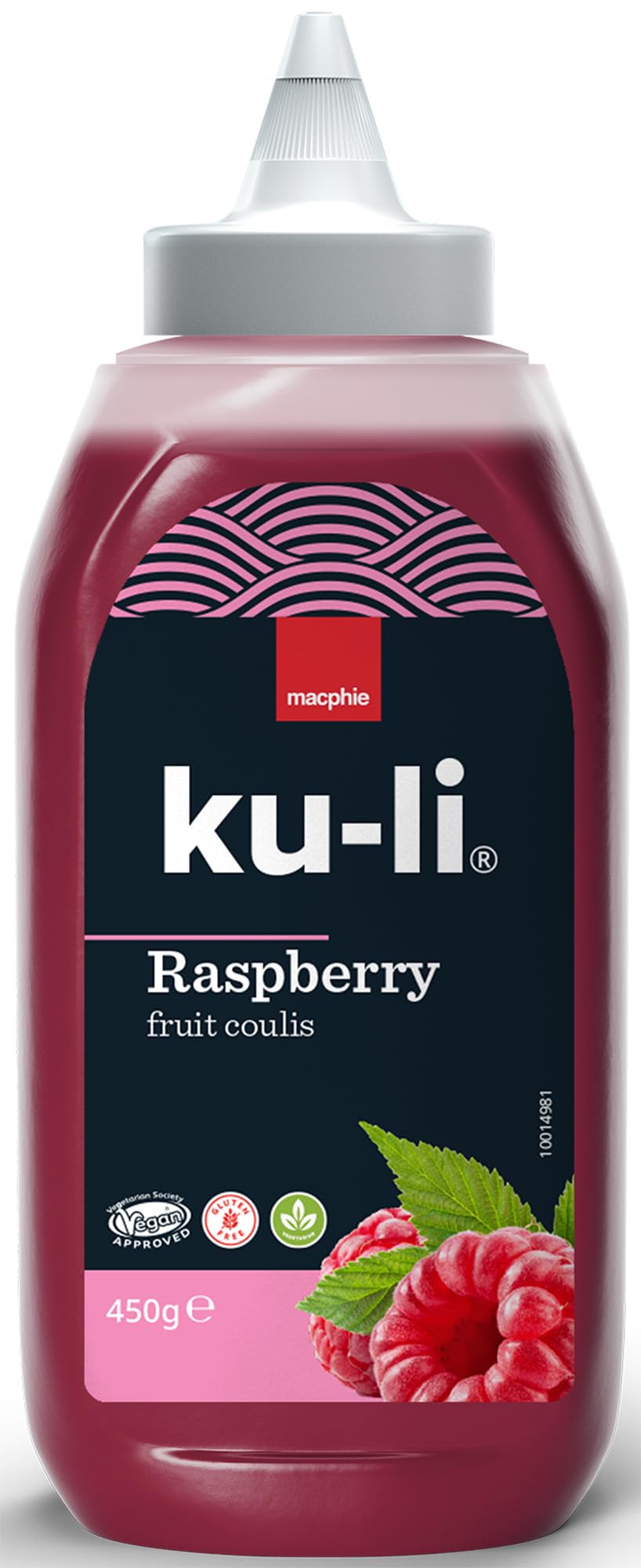 Macphie Ku-Li® Raspberry Fruit Coulis 450g 1
