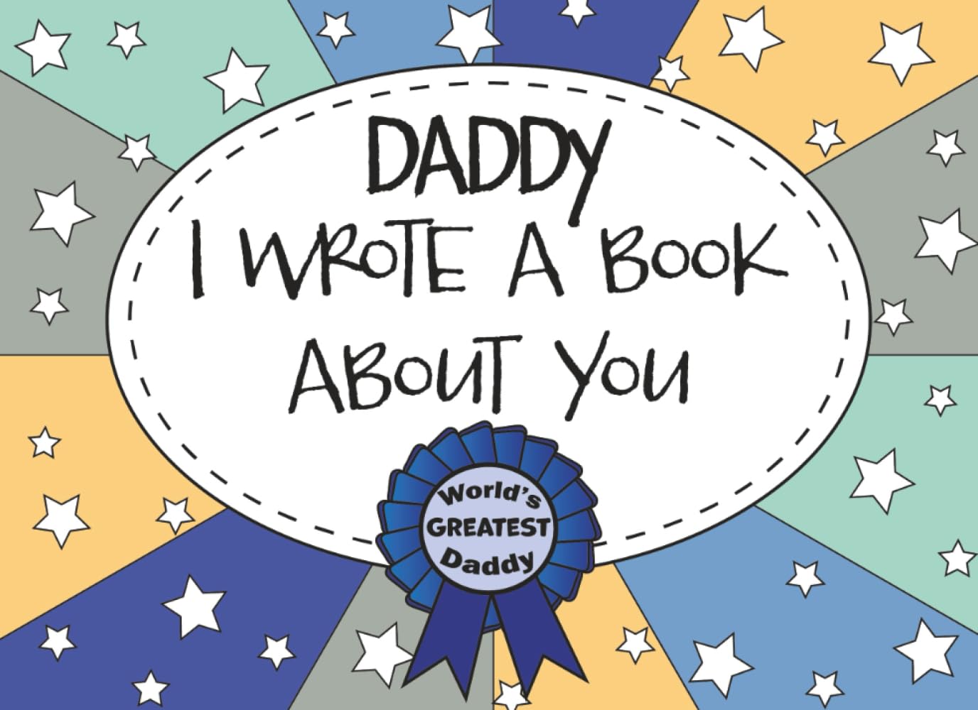 Paper Sky Press Daddy I Wrote A Book About You - Fatherhood Fill In The Blank Gift Book | Paperback 1