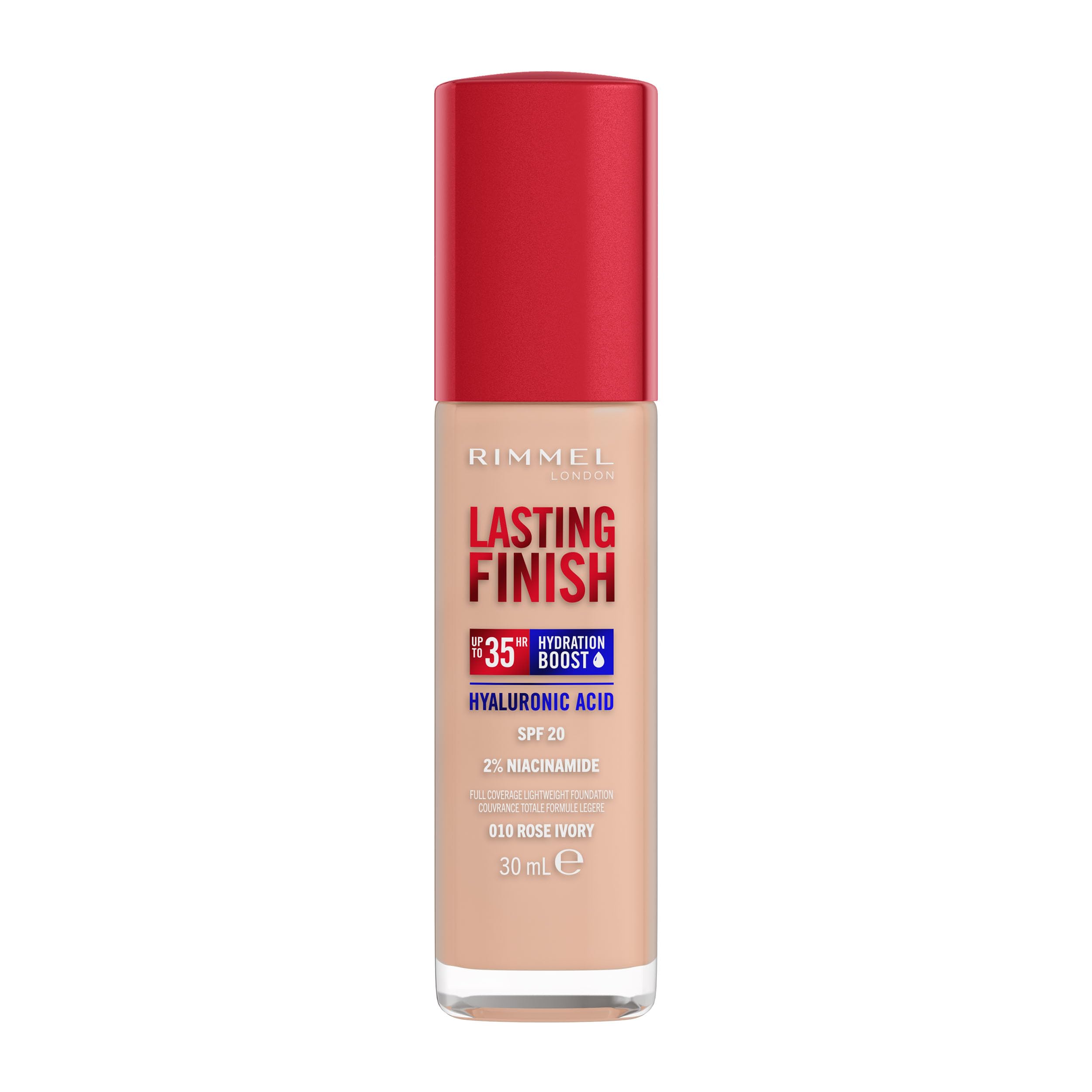 Rimmel - Lasting Finish 35Hr Foundation 010 Rose Ivory (30ml)