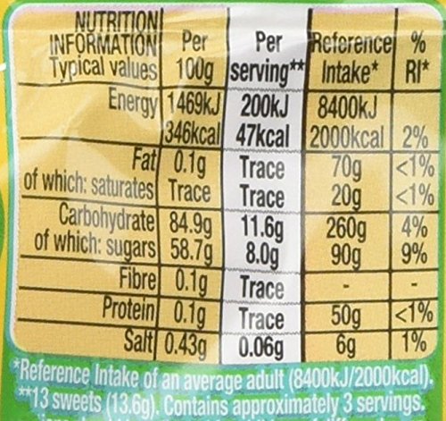 Rowntree's Jelly Tots Sweets - Vegan Friendly Fruit Chewy Sweets, 36 x 42 g