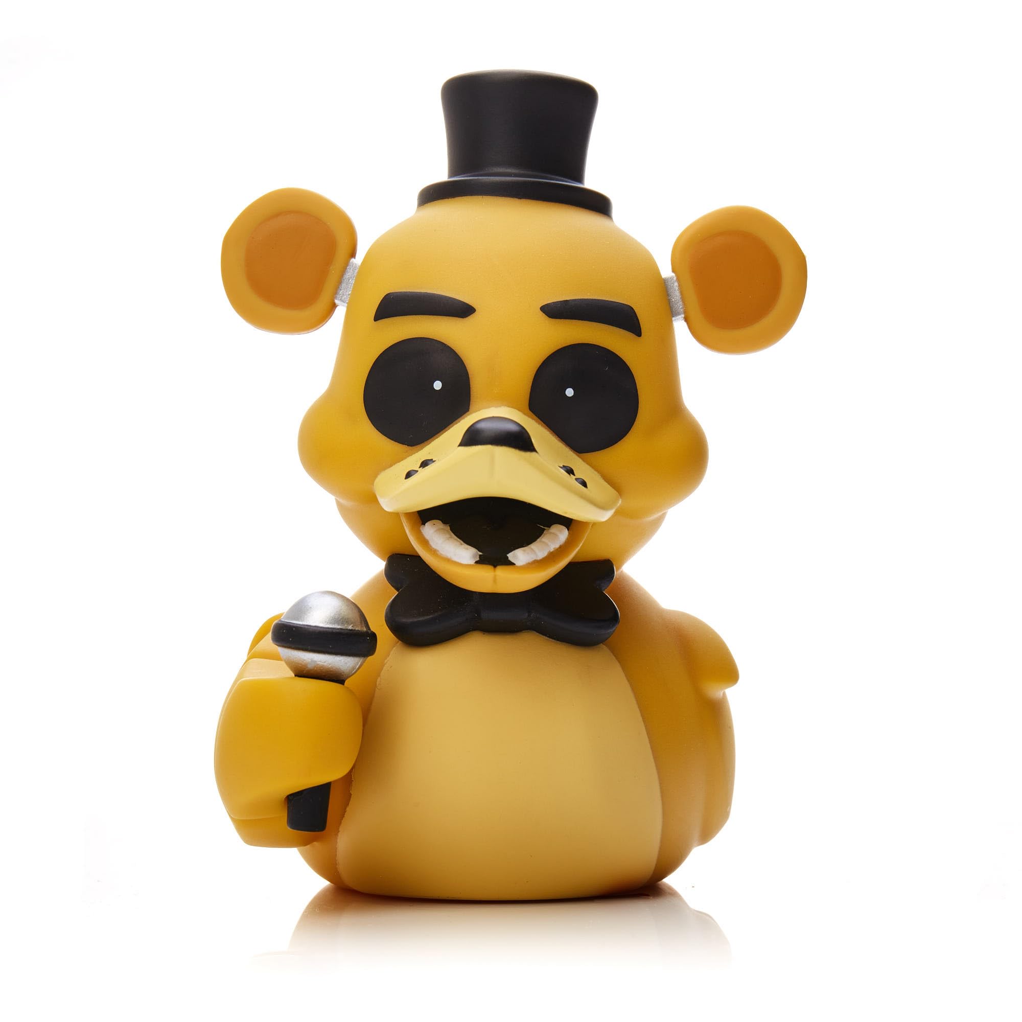 TUBBZ Golden Freddy Cosplaying Rubber Duck Figure | Five Nights At Freddys Collectible | 9cm Tall