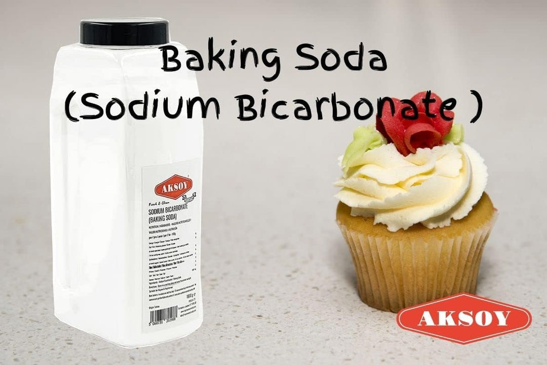 Aksoy - Pure Baking Soda 1KG | Sodium Bicarbonate Powder for Baking & Cleaning