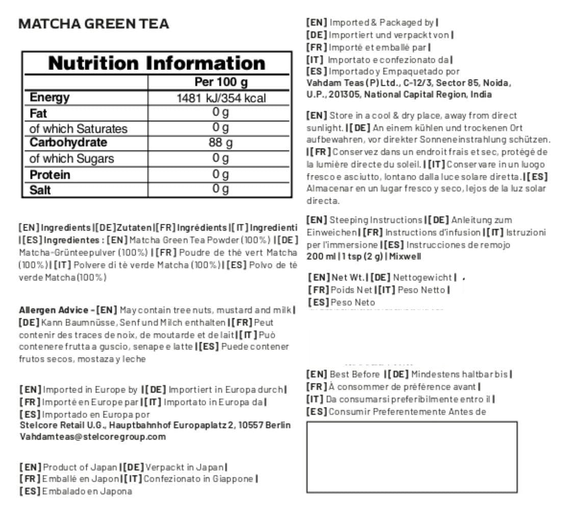 VAHDAM Matcha Green Tea Powder (25g) - Authentic Japanese Culinary Grade 4