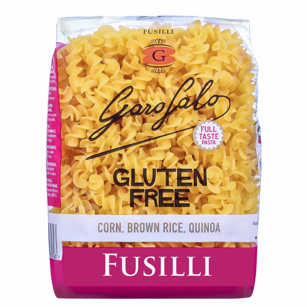 Garofalo Gluten Free Fusilli Italian Dried Pasta - 400g | Bronze Drawn | Vegan 1
