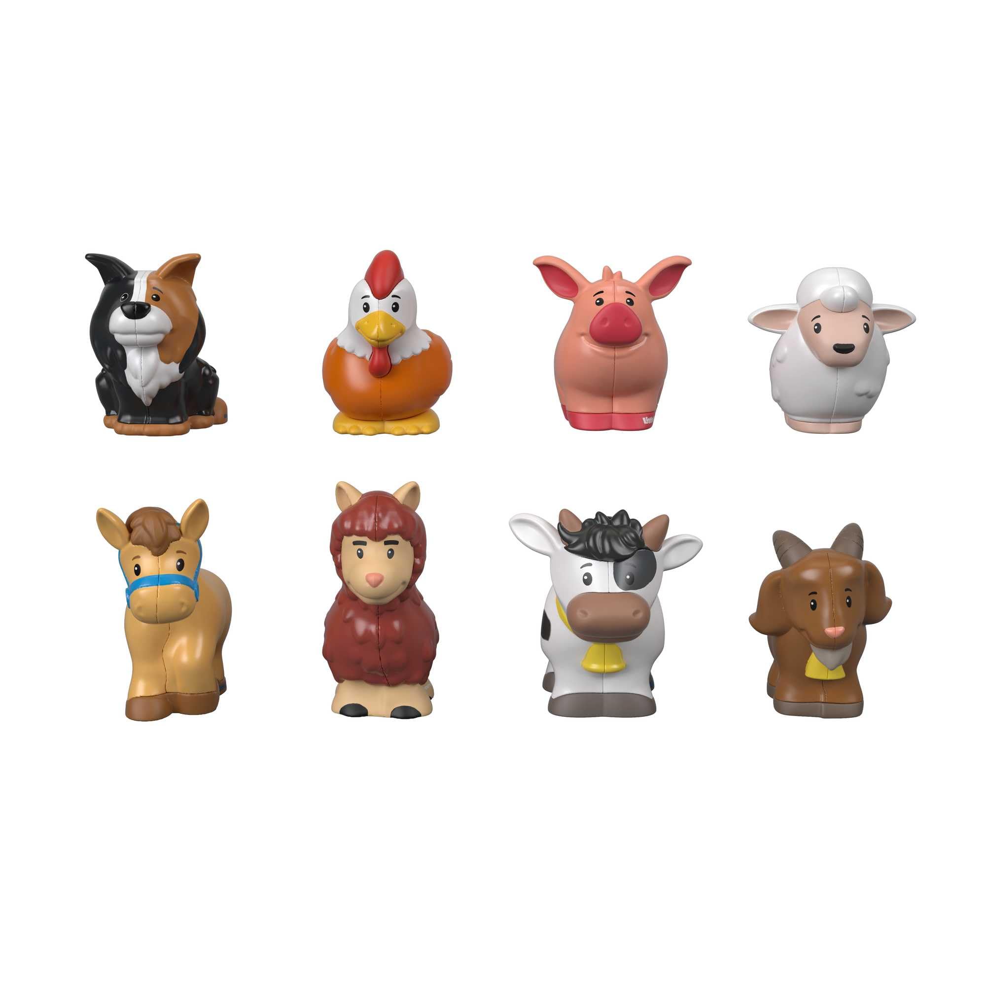 Fisher-Price Little People Farm Animal Friends 8-Piece Figure Set for Toddlers Ages 1+ 4