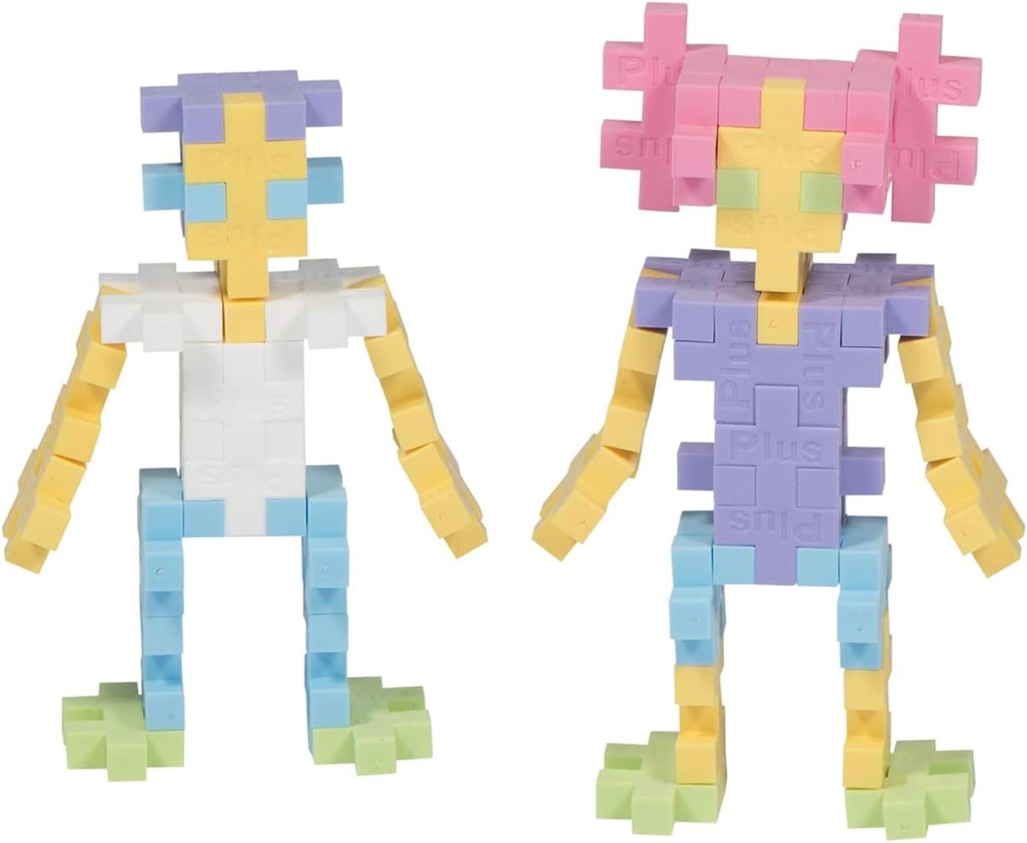 PLUS PLUS Building Blocks Set - 240 pcs Creative STEM Toy | Pastel Colors | Ages 5+ 2