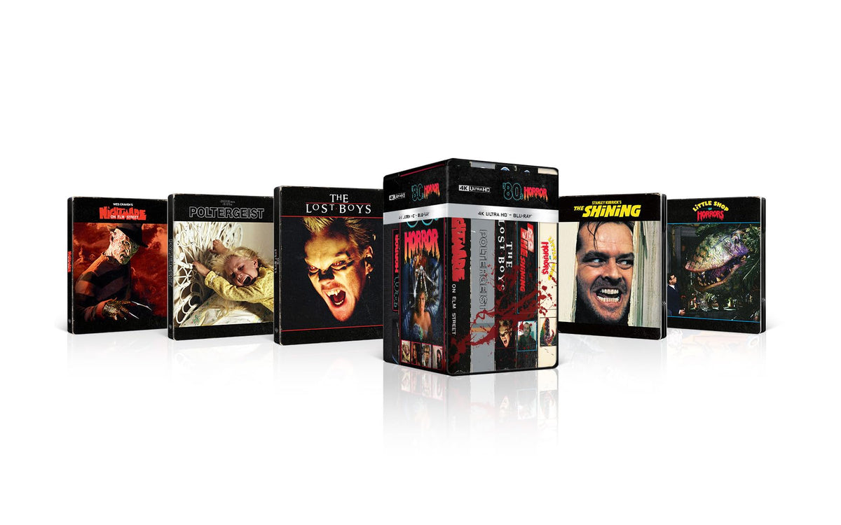 80s Horror SteelBook Library Case [4K UHD Blu-ray]