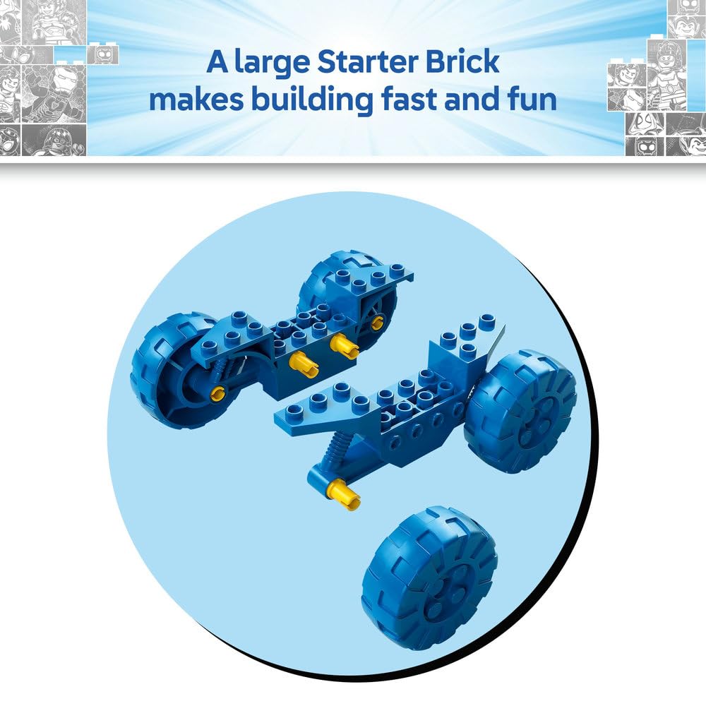 LEGO Marvel Team Spidey Dino Crawler Rescue Truck - Buildable Super Hero Vehicle Playset for Ages 4+ 4