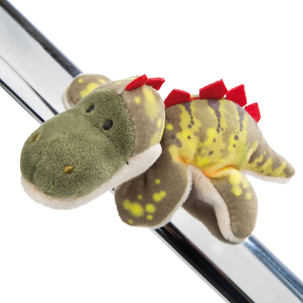 Nici MagNICI Dino Fossily Stuffed Animal - 12cm Green Dinosaur with Invisible Magnets