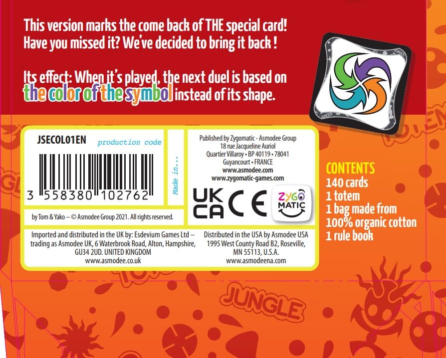 Zygomatic Jungle Speed Collector Card Game (Eco Pack)