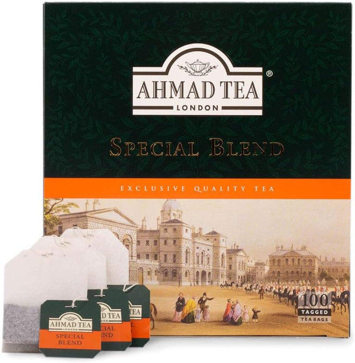 Ahmad Tea Special Blend Black Tea - 100 Individually Tagged Teabags